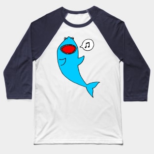 Singing Shark Baseball T-Shirt